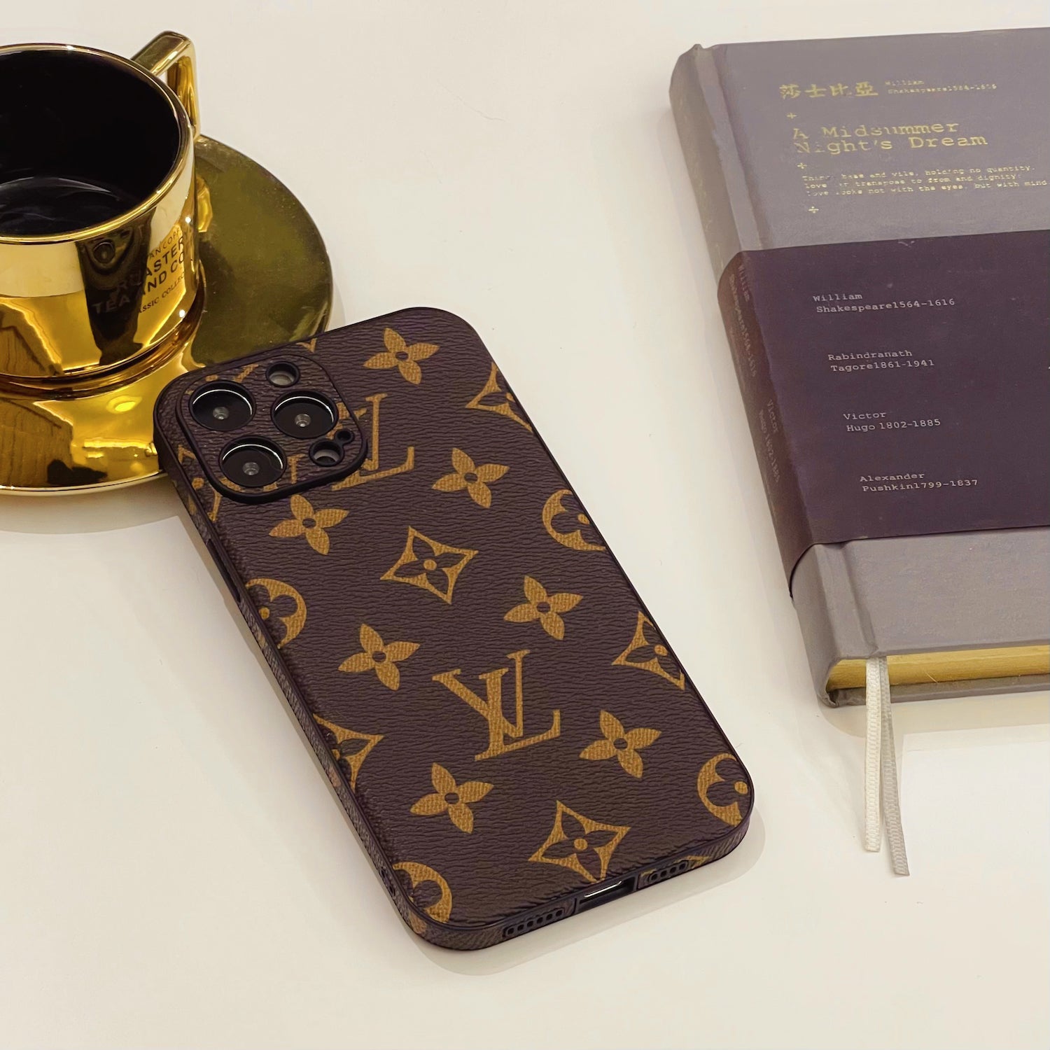 BROWN LV MONOGRAM CUSTOM SIDE
