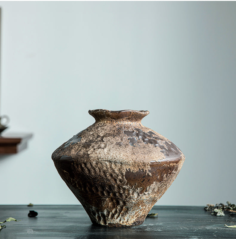 Wabi-Sabi Vase Earthen Echoes