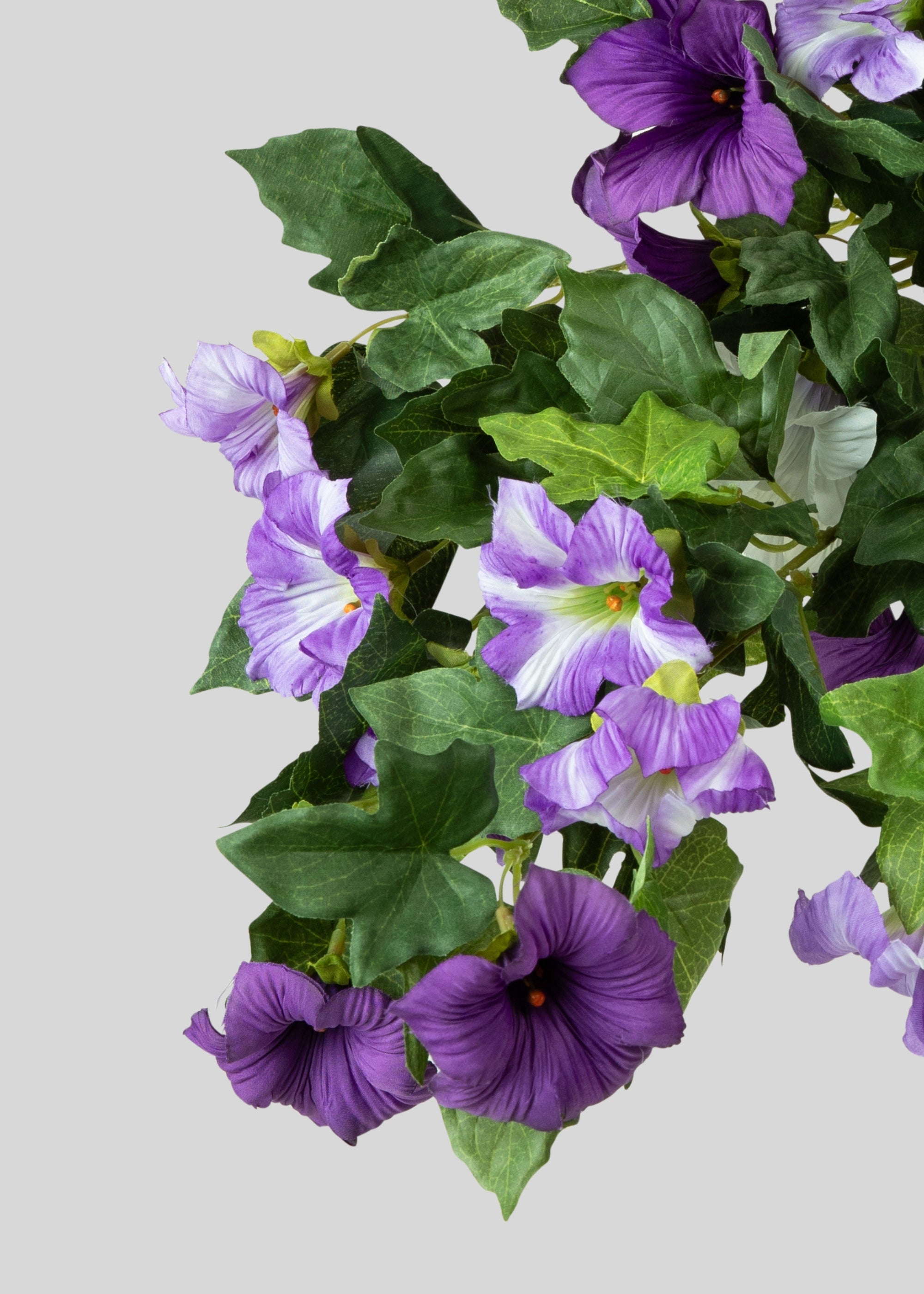 Fake Petunia UV Treated Indoor/Outdoor Hanging Flower Bush - 26"