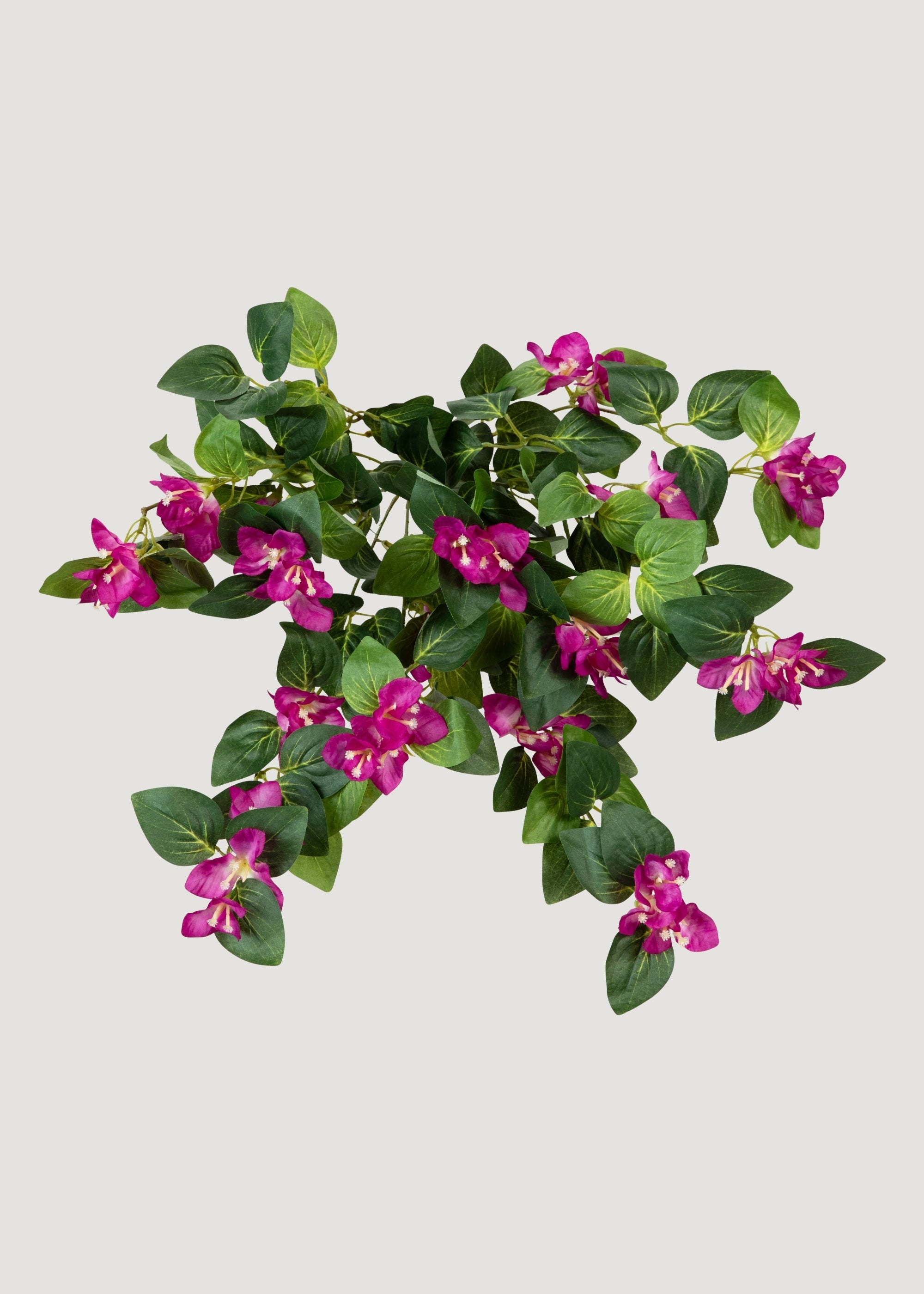 UV Treated Outdoor Fake Bougainvillea Hanging Bush - 25"