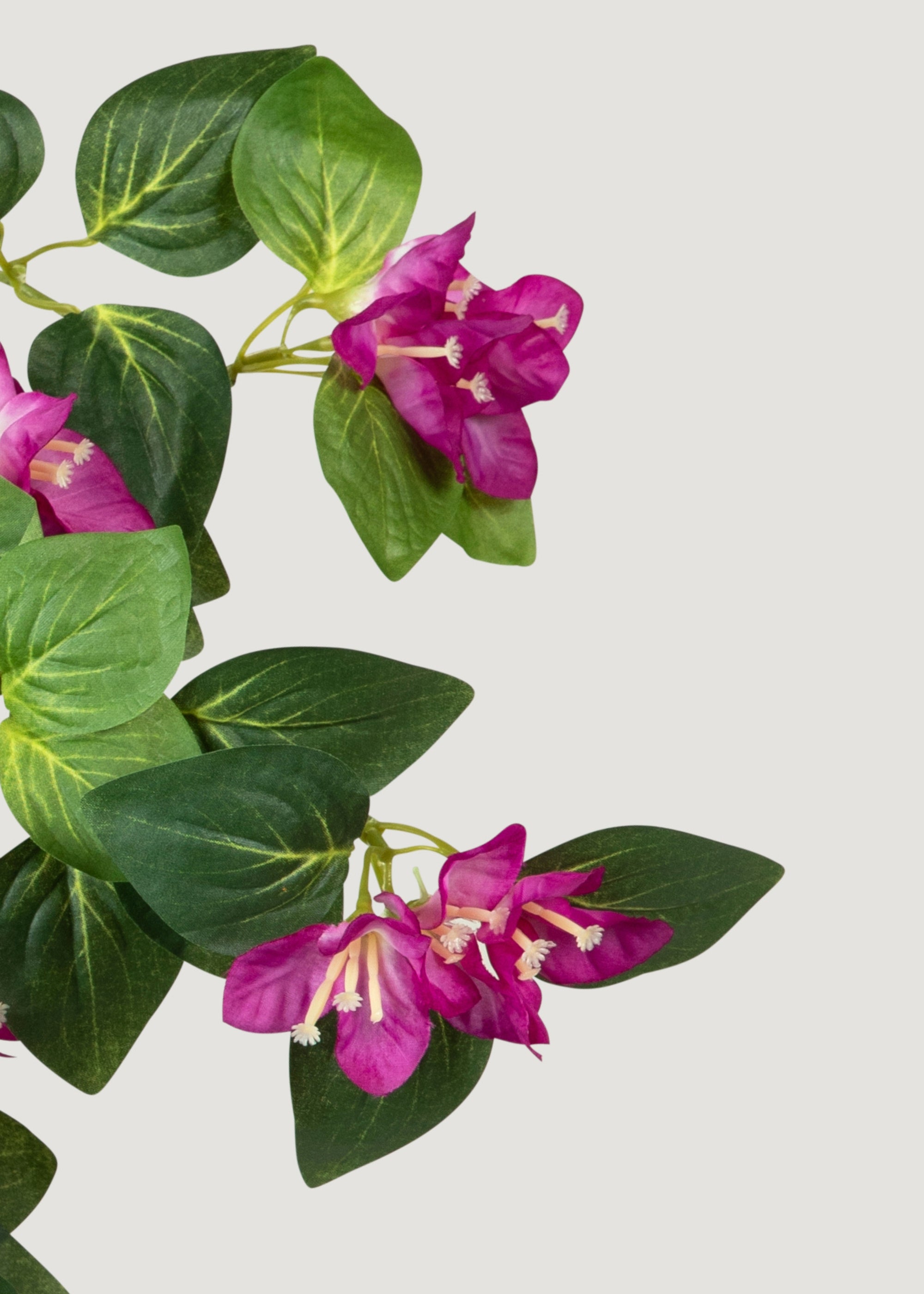 UV Treated Outdoor Fake Bougainvillea Hanging Bush - 25"