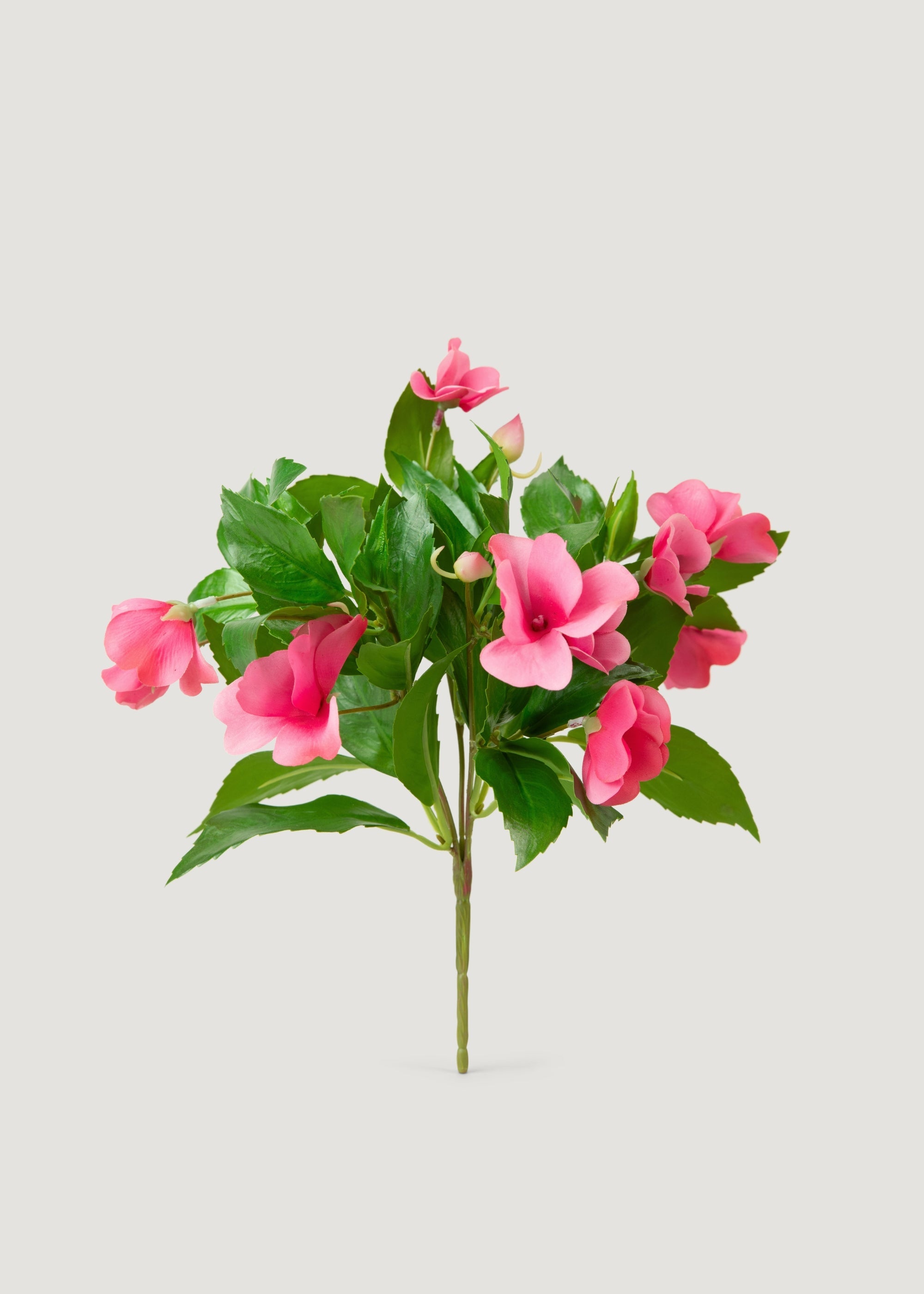 UV Treated Indoor/Outdoor Natural Touch Impatiens Bush - 10"