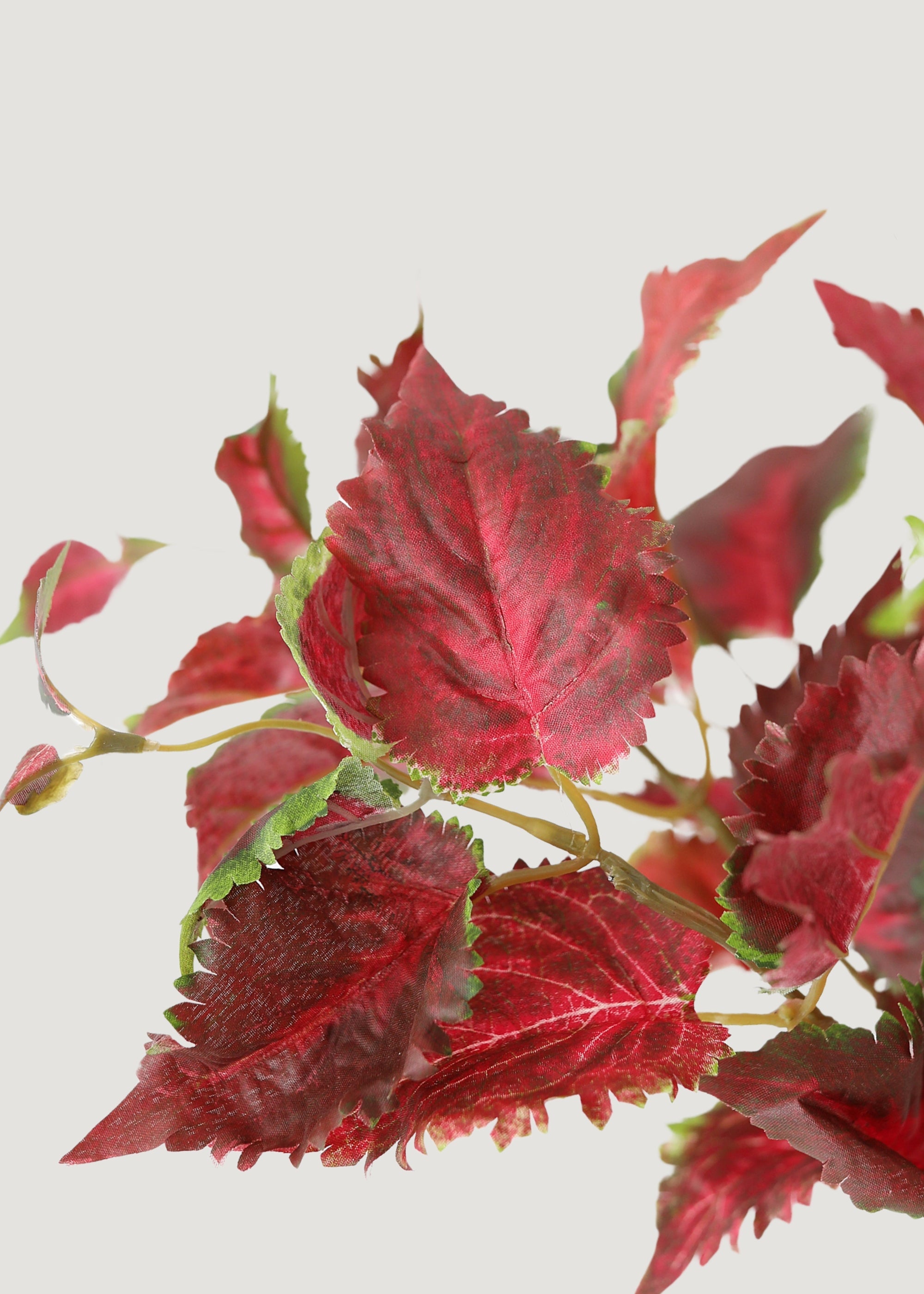 Fake UV Treated Indoor/Outdoor Hanging Coleus Plant - 25"