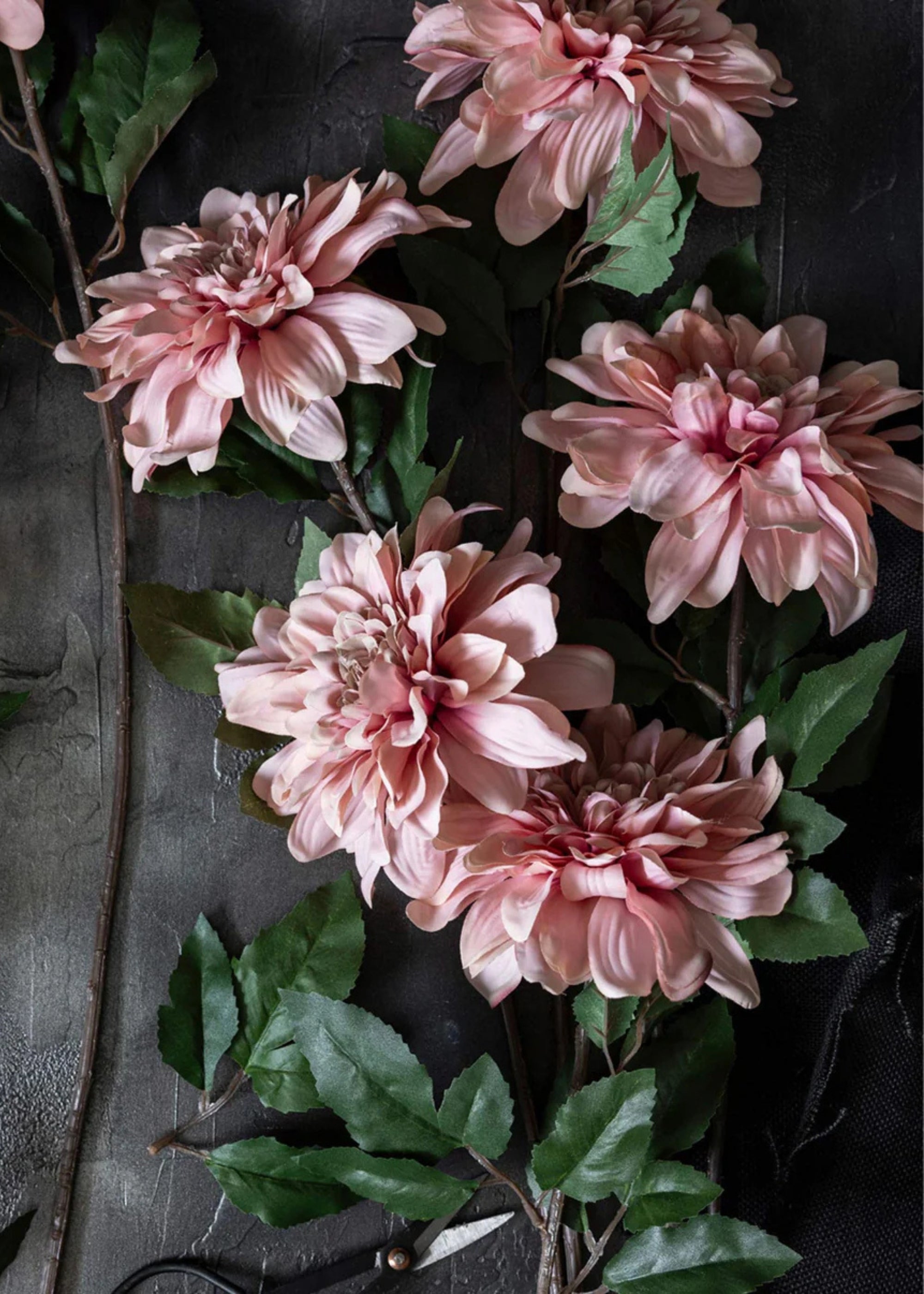 Abigail Ahern Mauve Pink Dahlia Artificial Flower - 31.25"