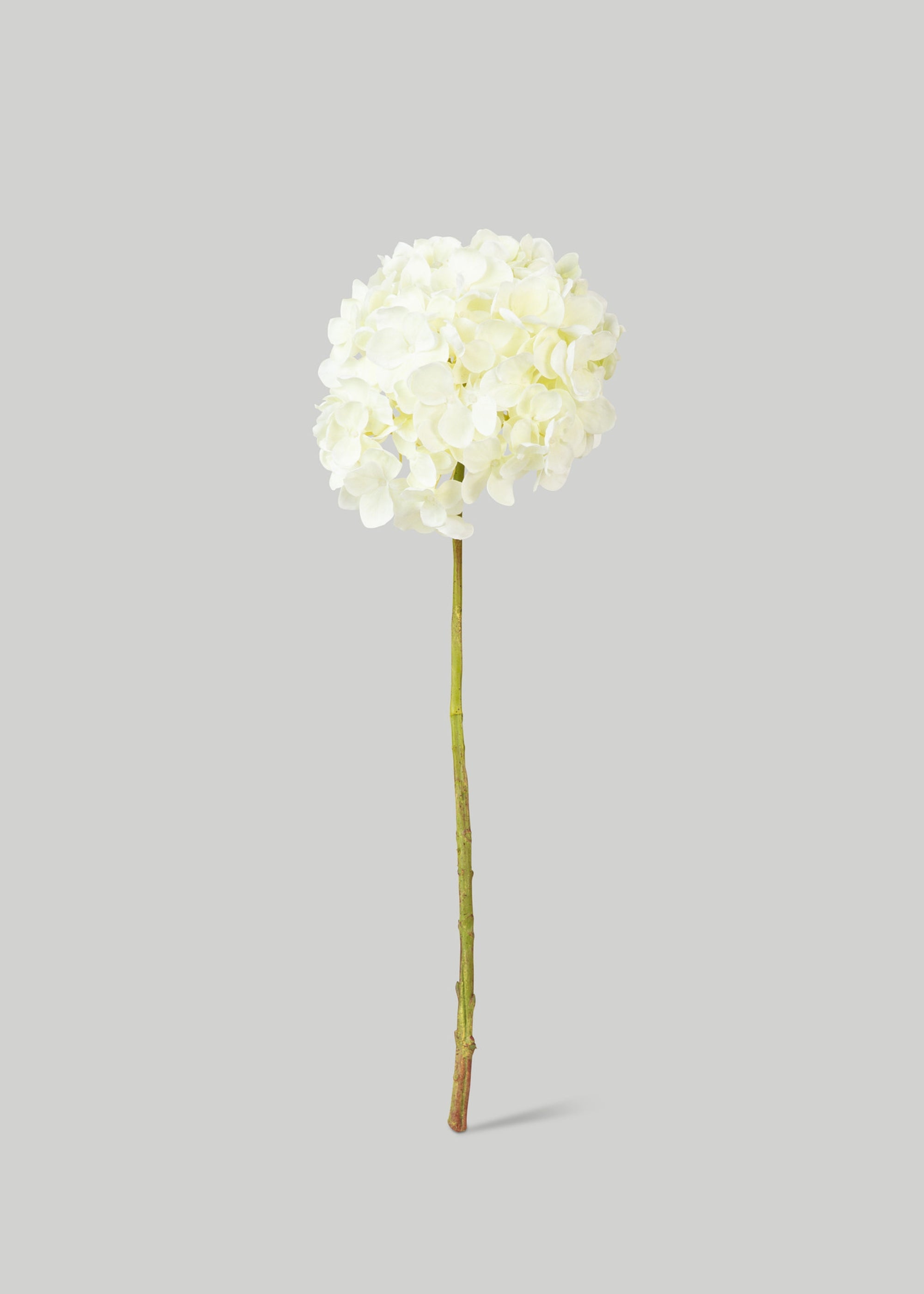 Large White Artificial Hydrangea Flower - 24" x 9" Bloom