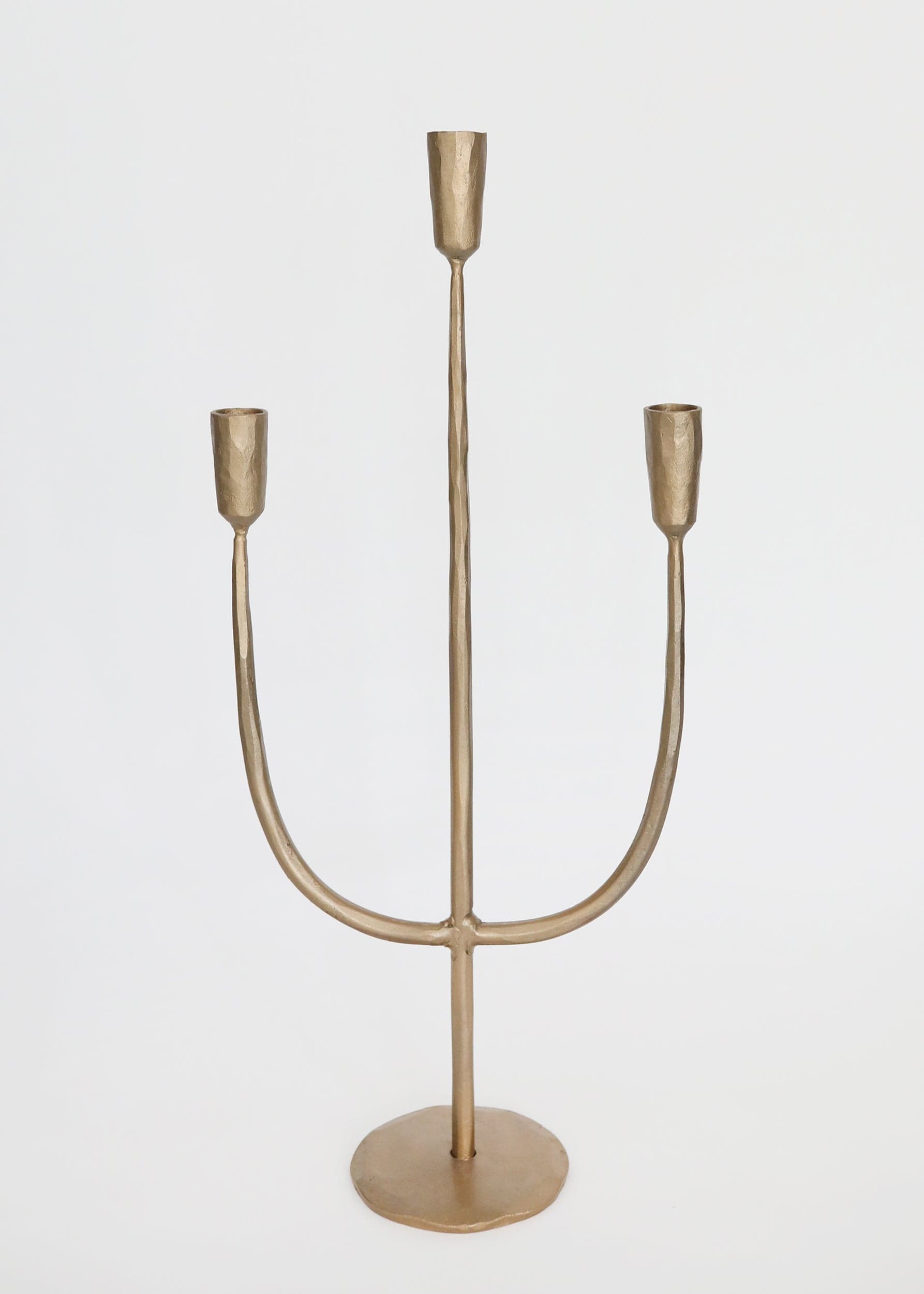 SABIGO Antique Gold Candelabra Candle Holder - 21.5" - RadialAntique Gold Candelabra Candle Holder - 21.5"