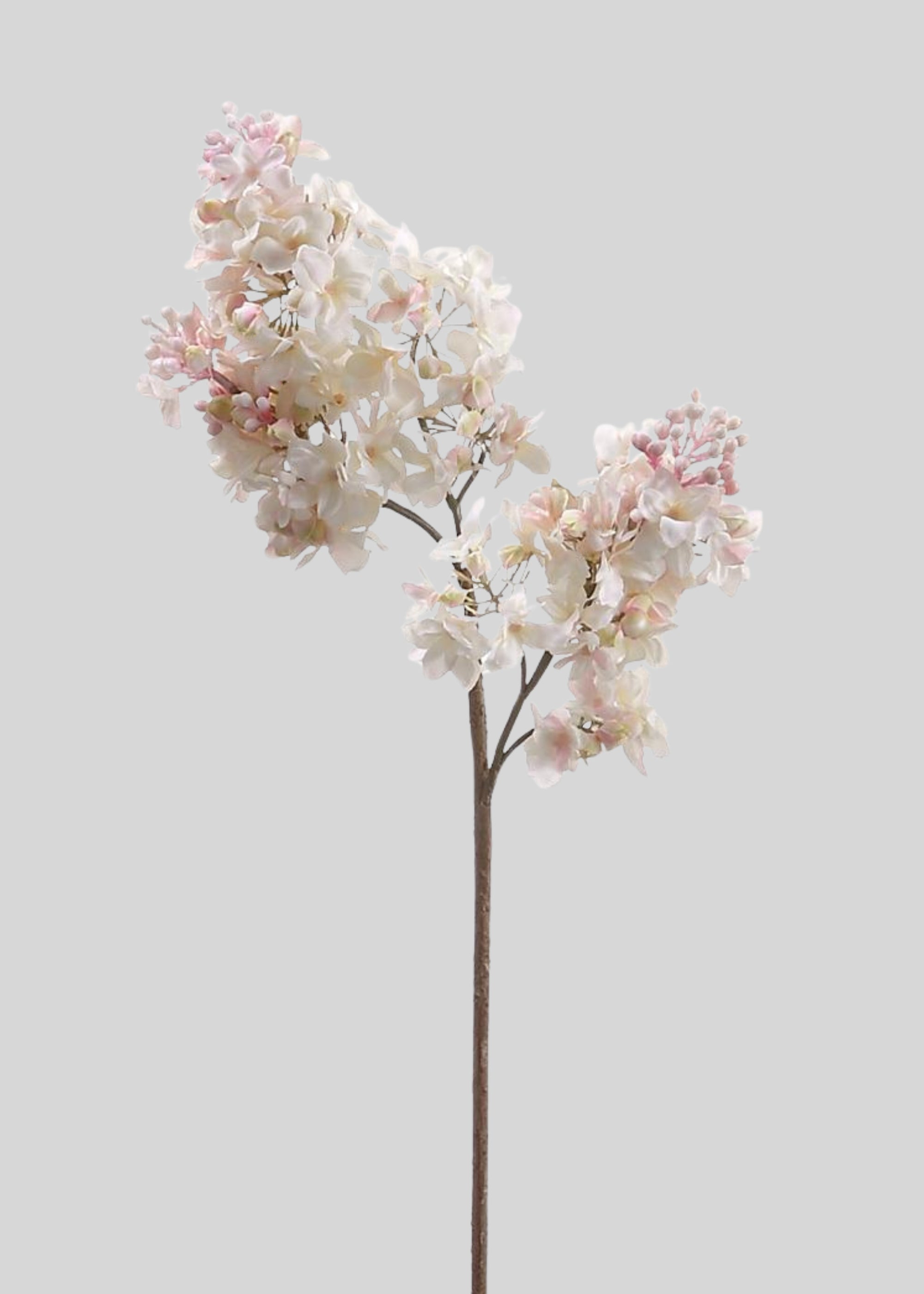 Pink Cream Artificial Lilac Flower - 25"